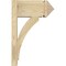 Ekena Millwork Thorton Arts & Crafts Rough Sawn Outlooker, Douglas Fir, 8"W x 16"D x 24"H OUT08X16X24THR03RDF - alternate 4